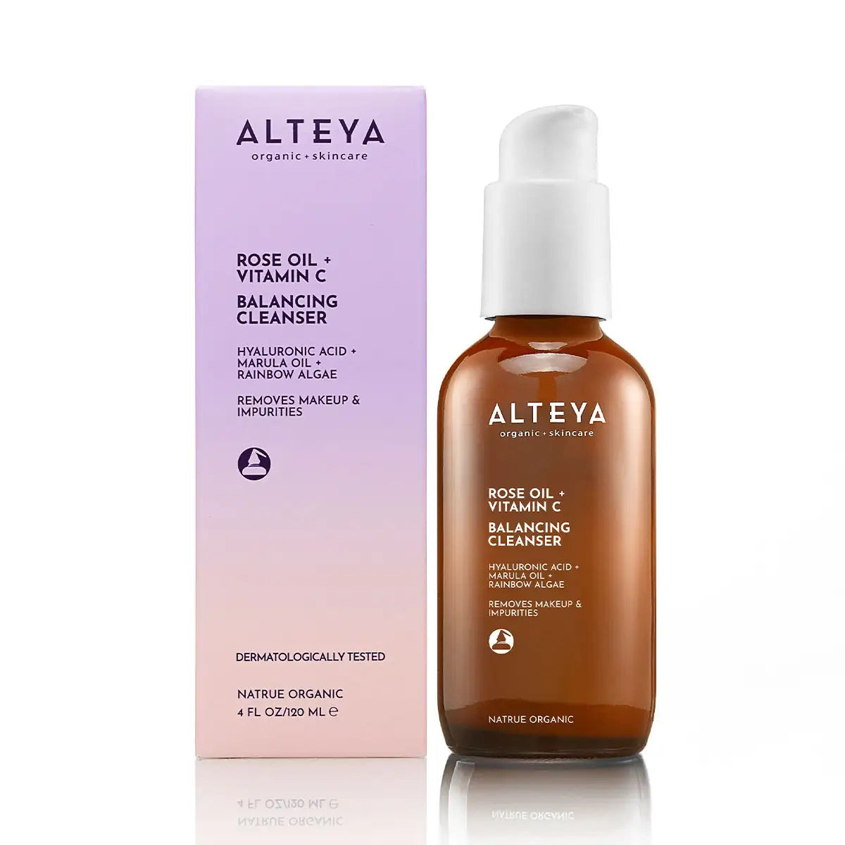 Gentle Balancing Cleanser Luminous Rose organic hydrating serum.