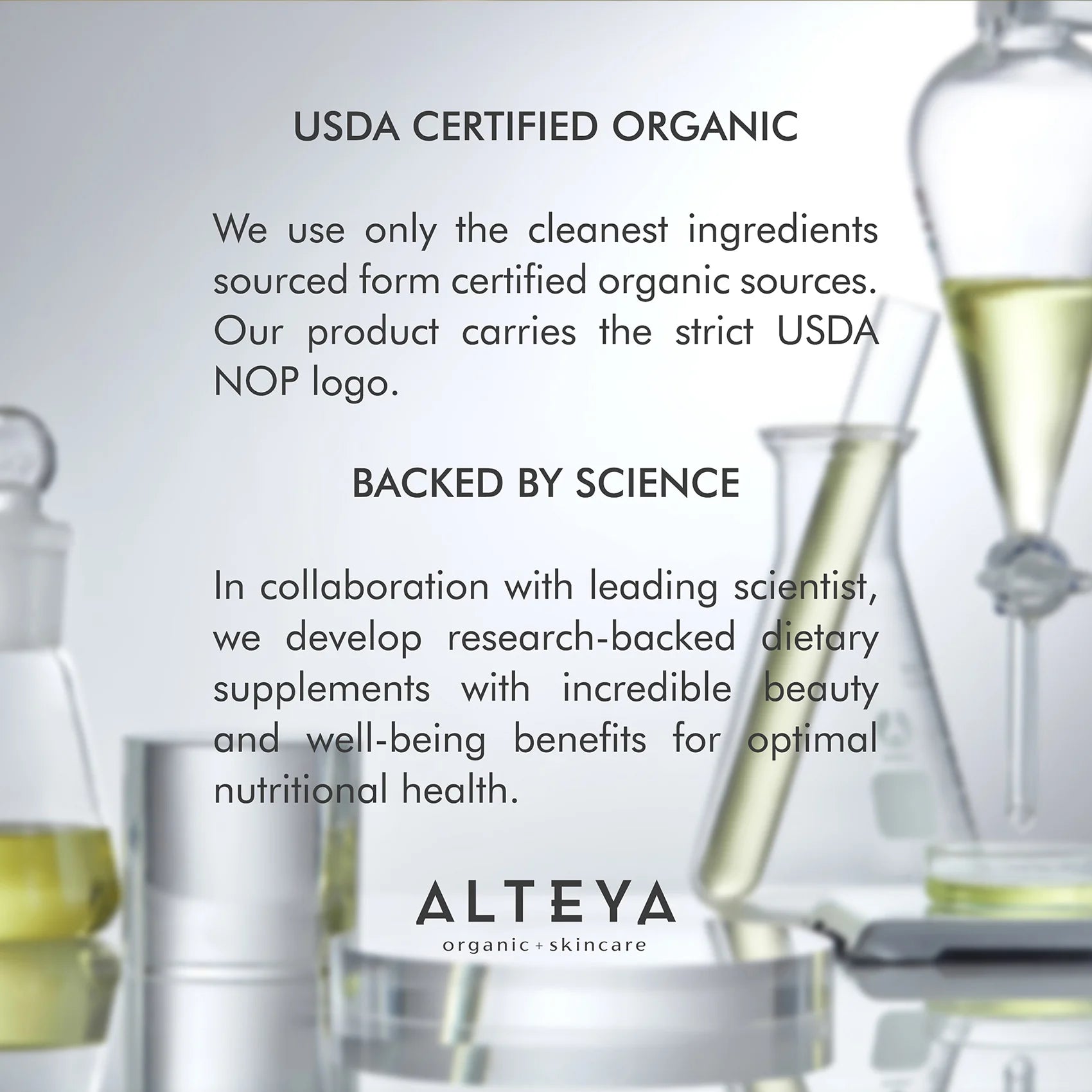 Alleya - USA certified Rose Beauty Omegas Skin & Hair Organic Supplement.