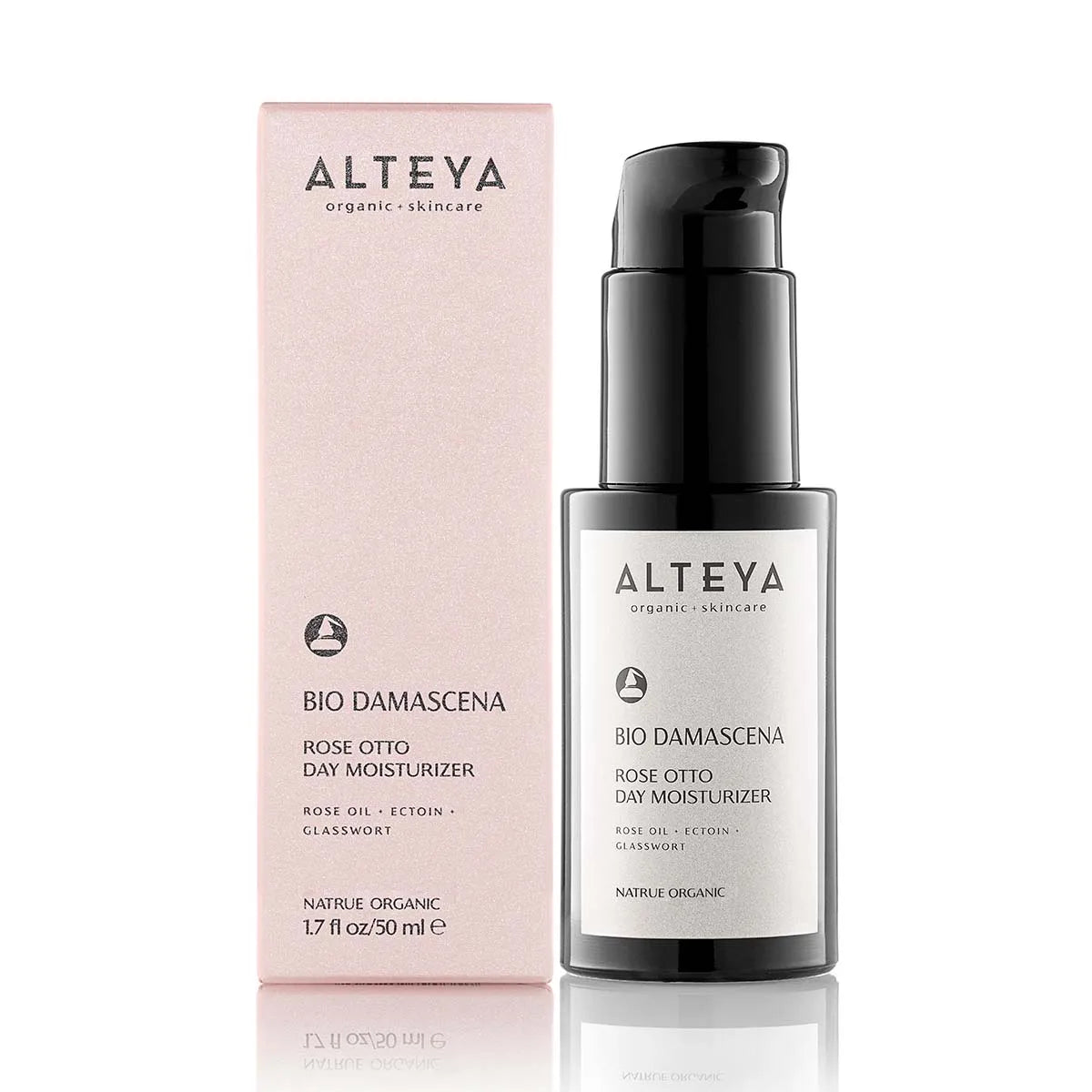 Aeteya Bio Damascena moisturizer.