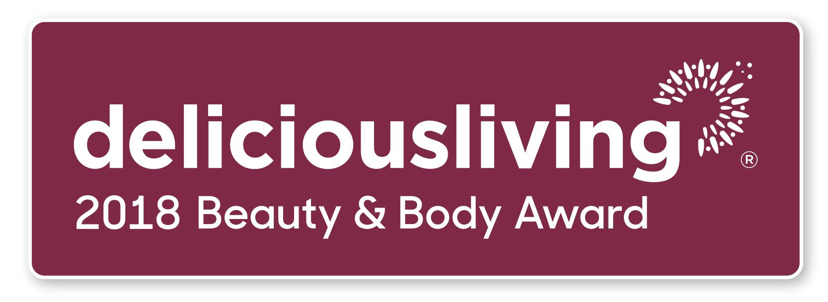 Deliciousliving 2018 Alteya Rose Fields Beauty & Body Award.