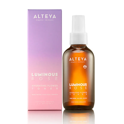 Hydrating Flower Toner Luminous Rose is a hydrating toner that helps purify the skin.