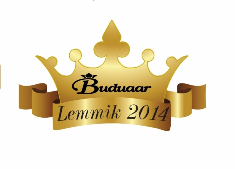 A gold crown adorned with delicate rose fields and the word lemmi 2014 on it.