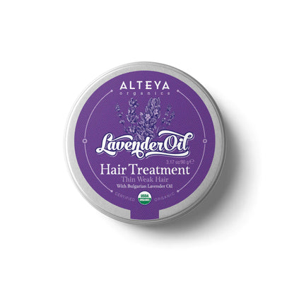 A nourishing tin of Hair Treatment Lavender Oil Thin Weak Hair Moisturizing.