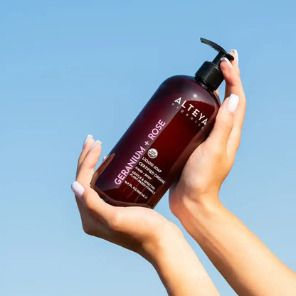 liquid soap geranium rose