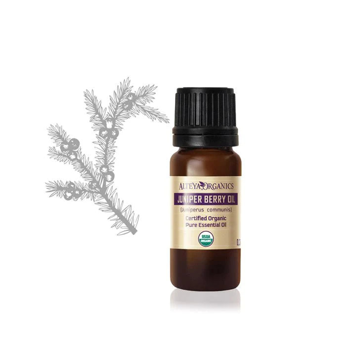Juniper Berry essential oil /Juniper communis/ is a detoxifying and purifying oil commonly used in aromatherapy.