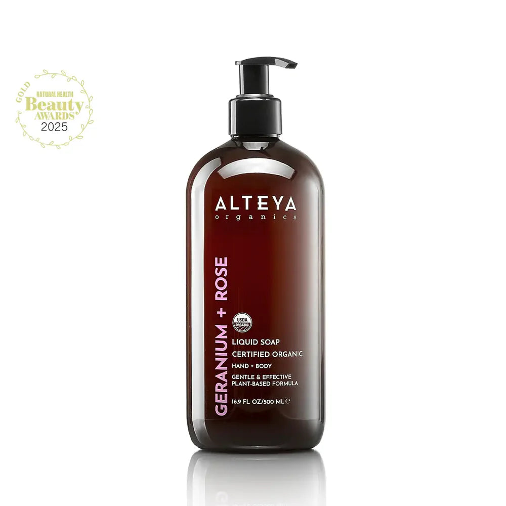 liquid soap geranium rose