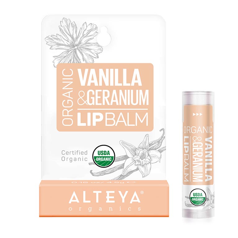 Vanilla Geranium Lip Balm